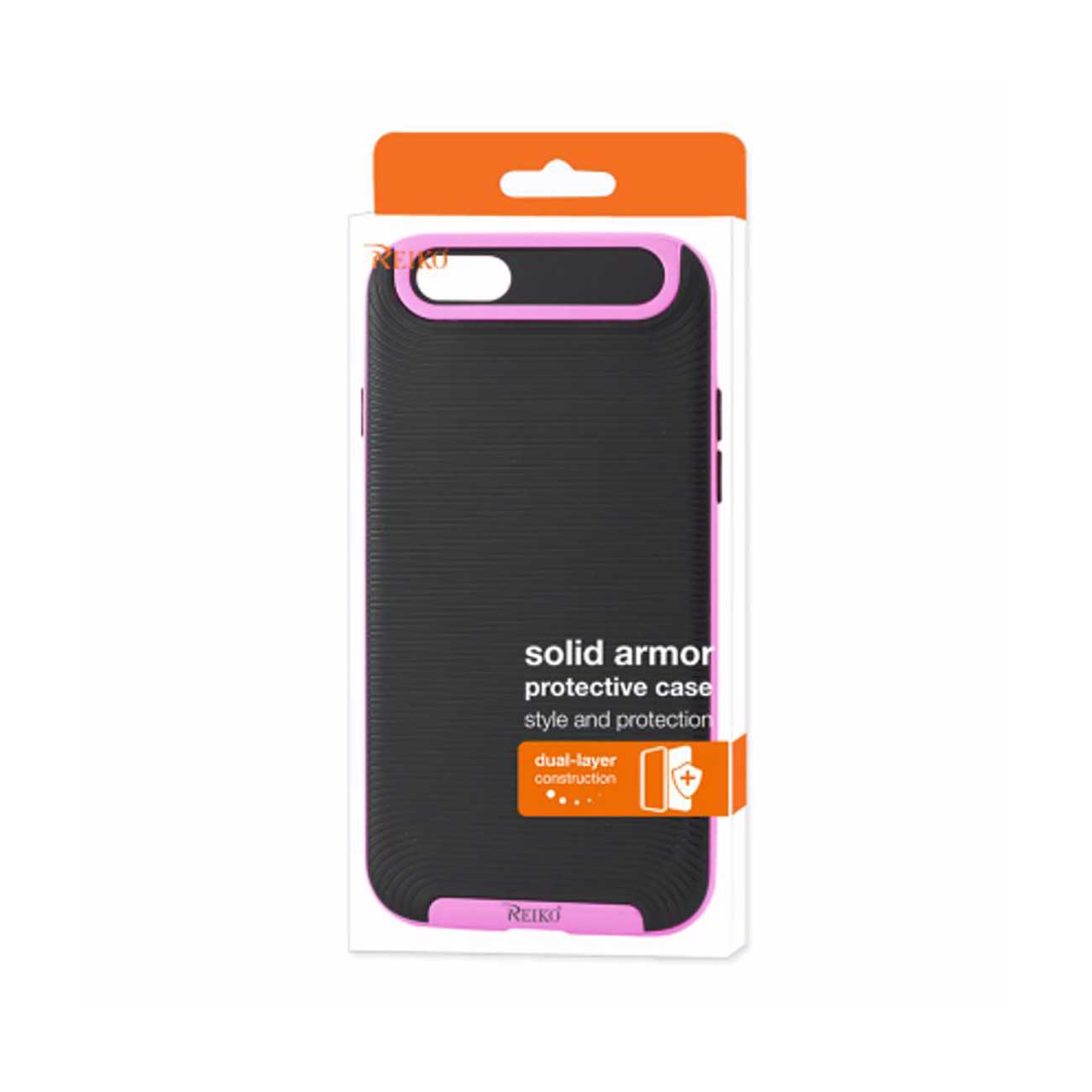 Case With Bumper Frames Slim Armor iPhone 6S/ 6 Plus Black Pink Color