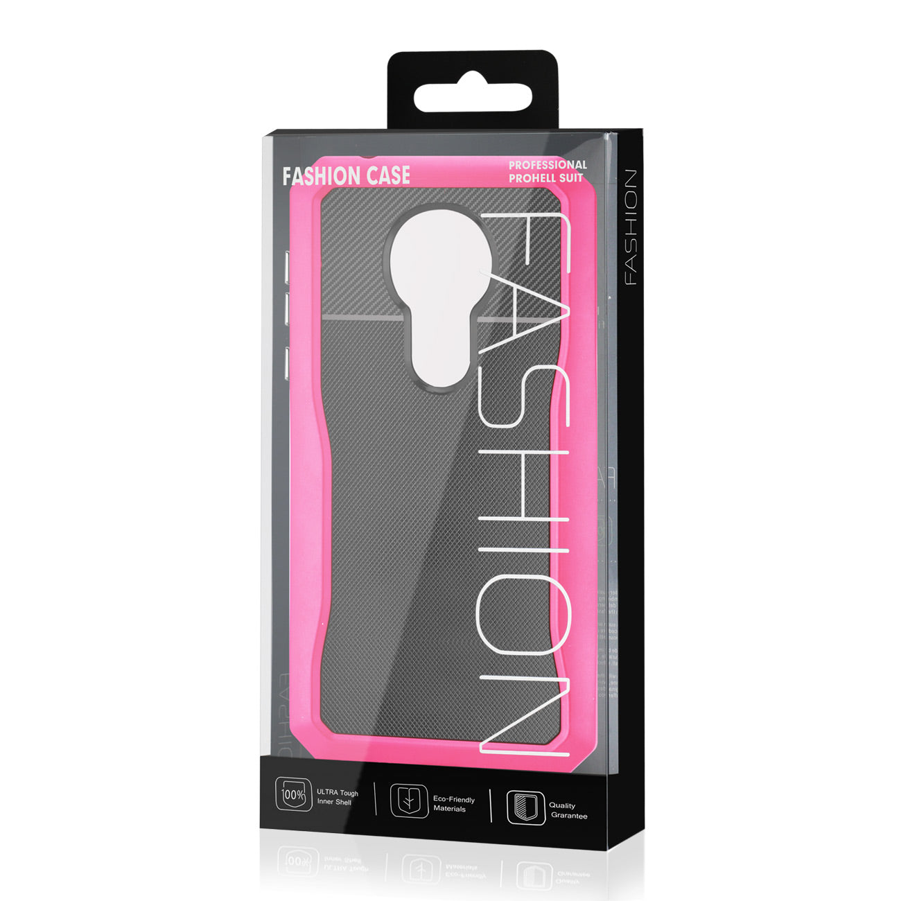 MOTOROLA MOTO G7 POWER Full Coverage Shockproof Case In Pink