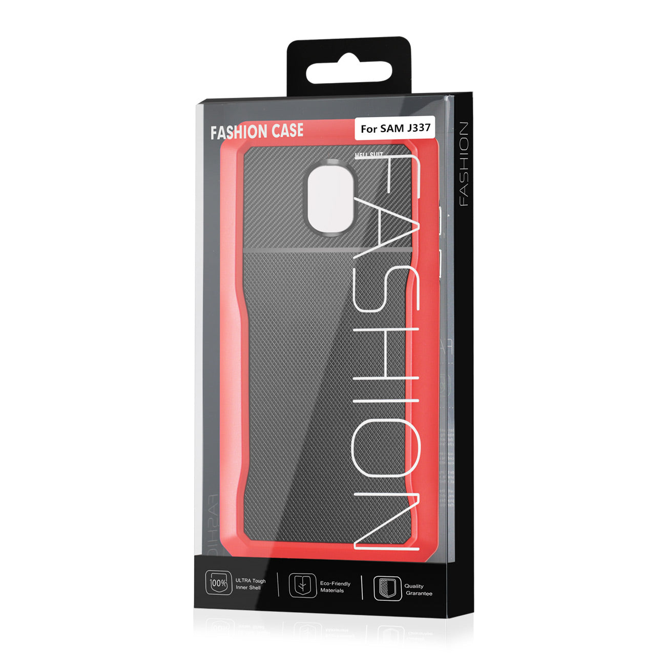 Reiko SAMSUNG GALAXY J3 (2018) Full Coverage Shockproof Case In Red