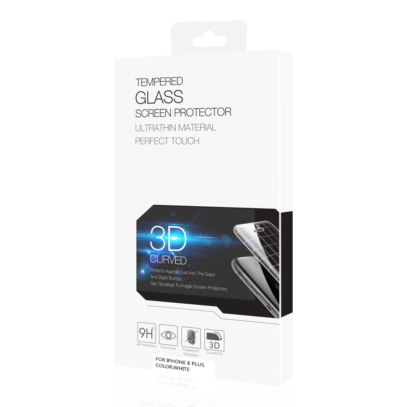 Glass Screen Protector Tempered 3D Curved Apple iPhone 8 Plus