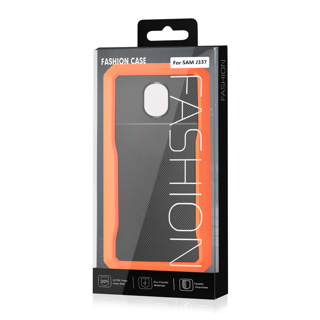 Reiko SAMSUNG GALAXY J3 (2018) Full Coverage Shockproof Case In Orange