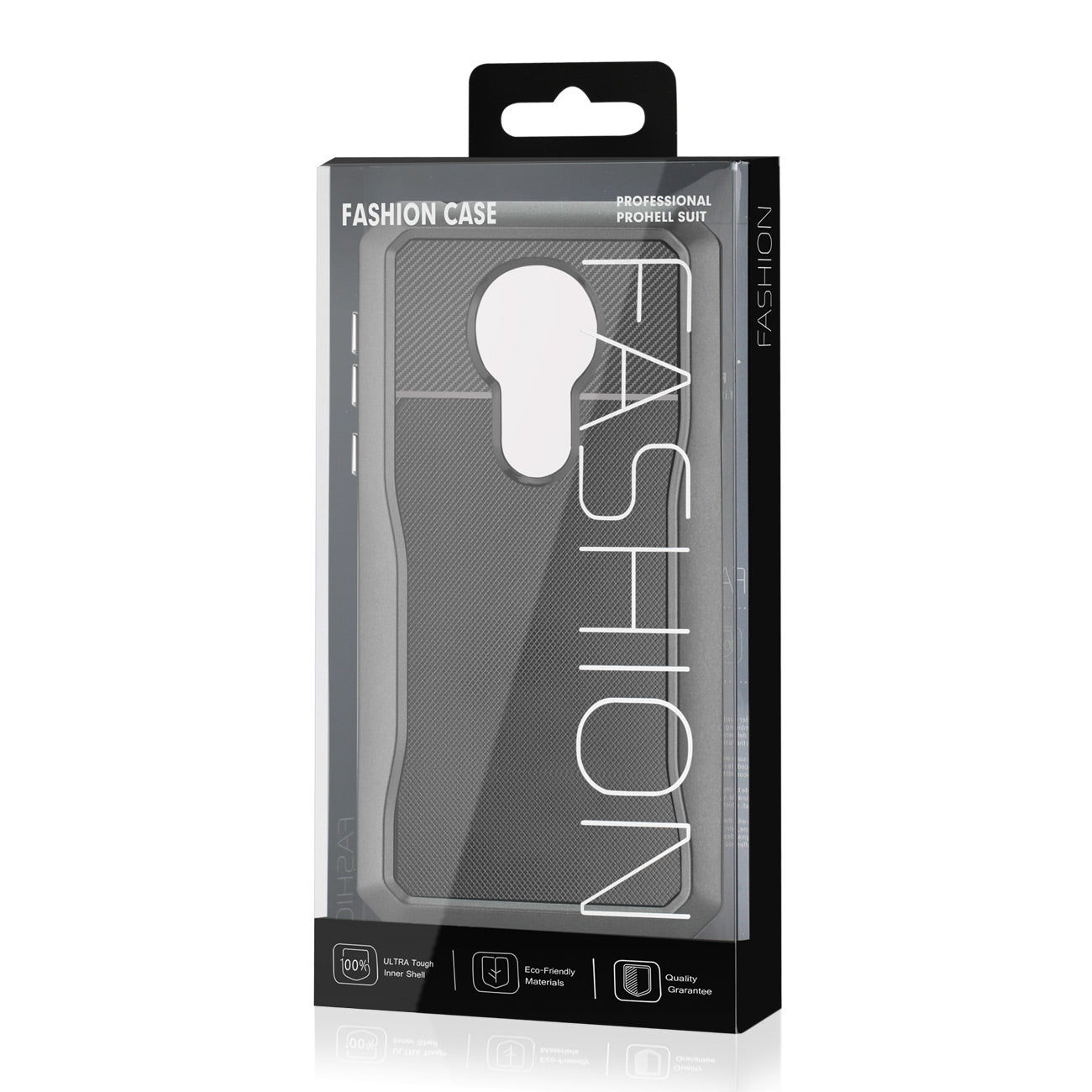 MOTOROLA MOTO G7 POWER Full Coverage Shockproof Case In Gray