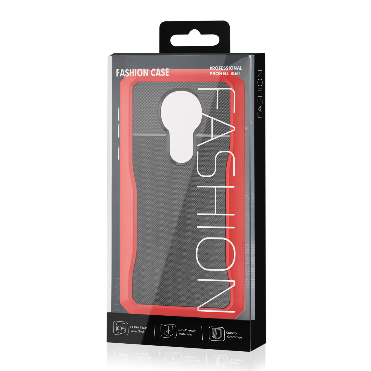 MOTOROLA MOTO G7 POWER Full Coverage Shockproof Case In Red