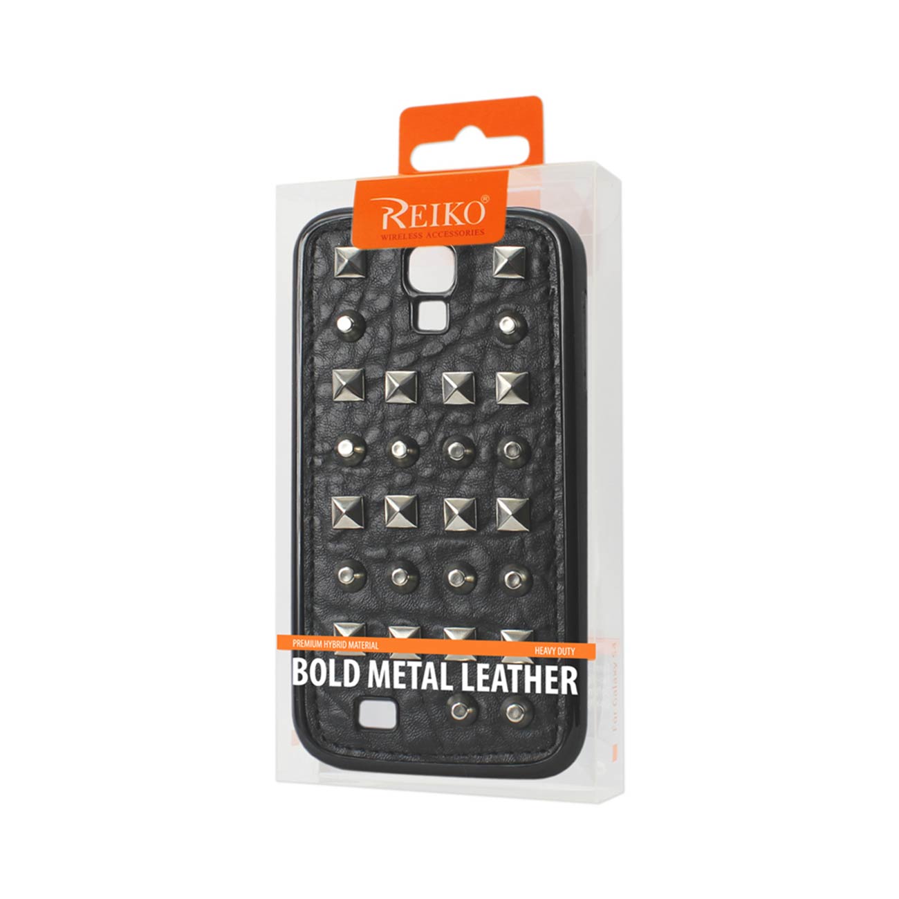 Samsung Galaxy S4 Sphere And Rhombus Studded Case In Black