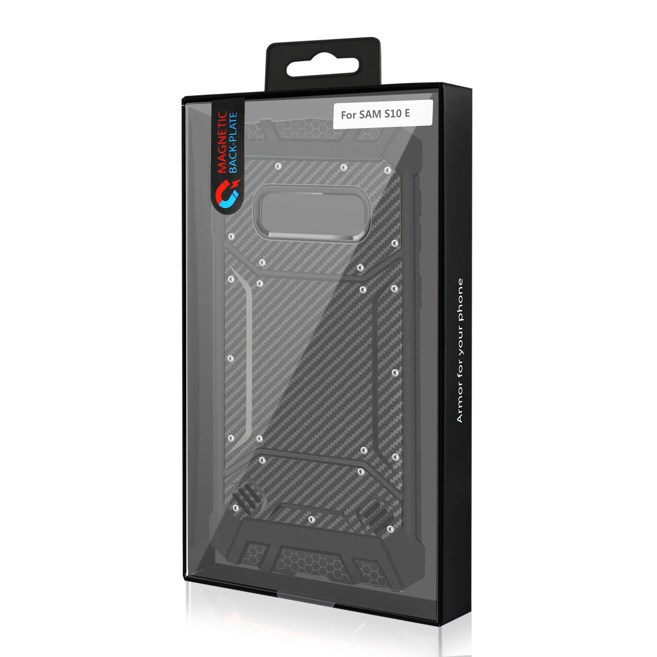 SAMSUNG GALAXY S10 Lite Carbon Fiber Hard-shell Case In Black
