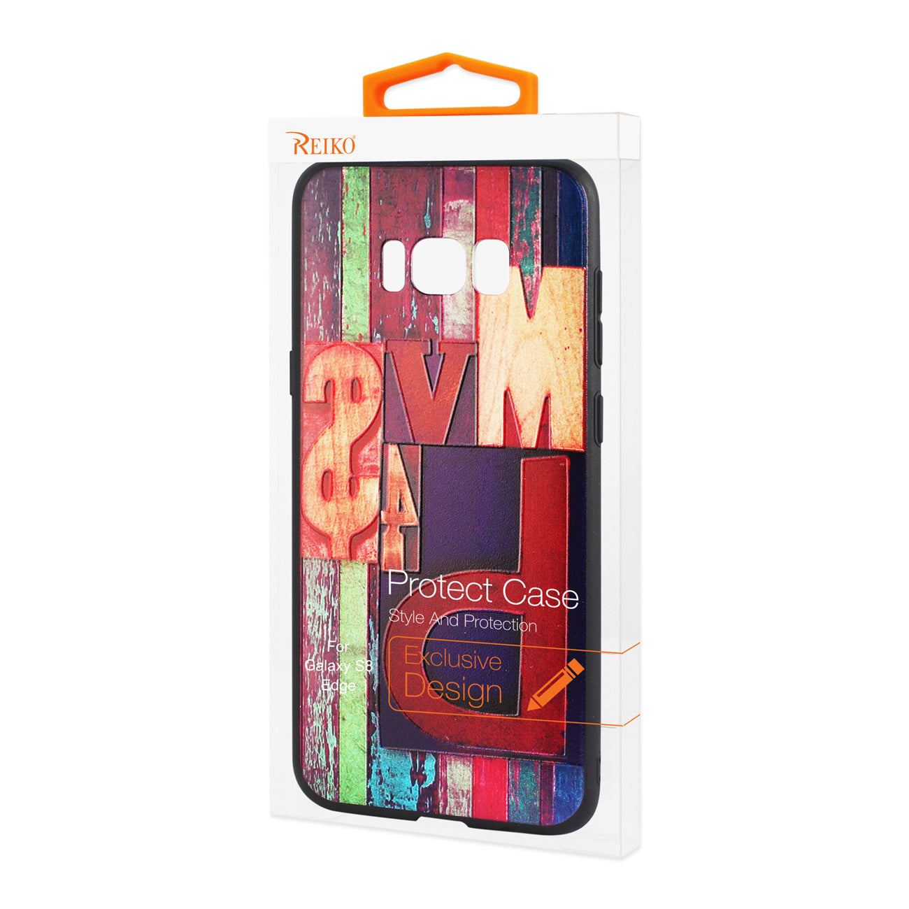 Samsung Galaxy S8 EDGE/S8 Plus Embossed Wood Pattern Design TPU Case With Multi-Letter