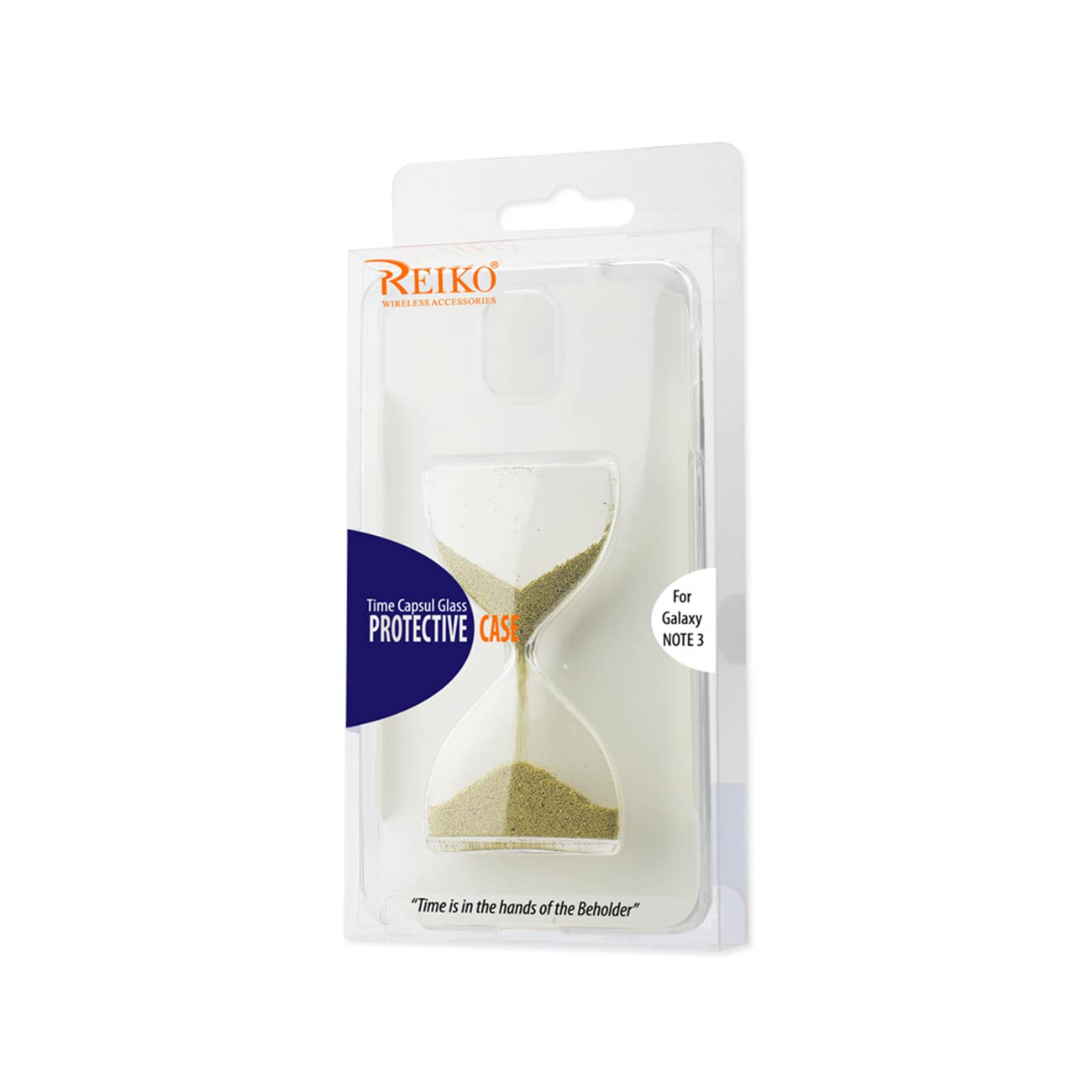 Samsung Galaxy Note 3 3D Sand Clock Clear Case In Gold