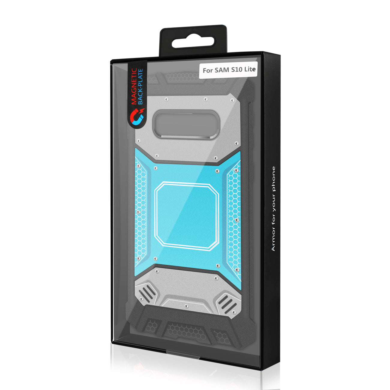 SAMSUNG GALAXY S10 Lite(S10e) Metallic Front Cover Case In Blue and Gray