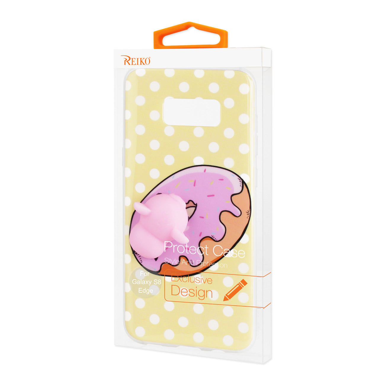 Samsung Galaxy S8 EDGE/S8 Plus TPU Design Case With 3D Soft Silicone Poke Squishy Piggy