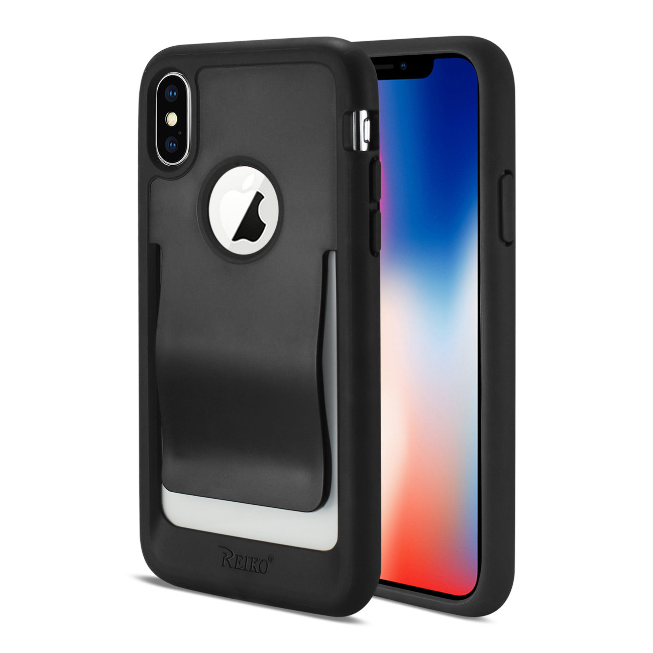 iPhone X/iPhone XS Belt Clip Polymer Case In Black