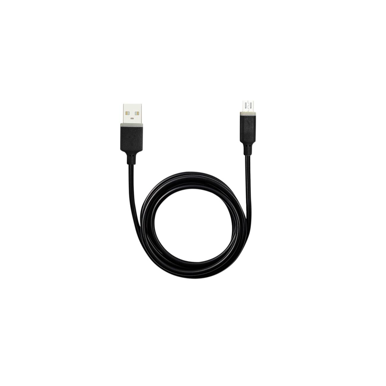 Car Charger Micro USB With USB Data Cable Black Color