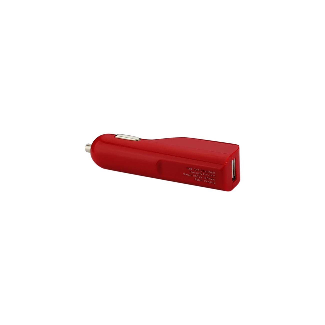 Micro USB 1 AMP Car Charger In Red