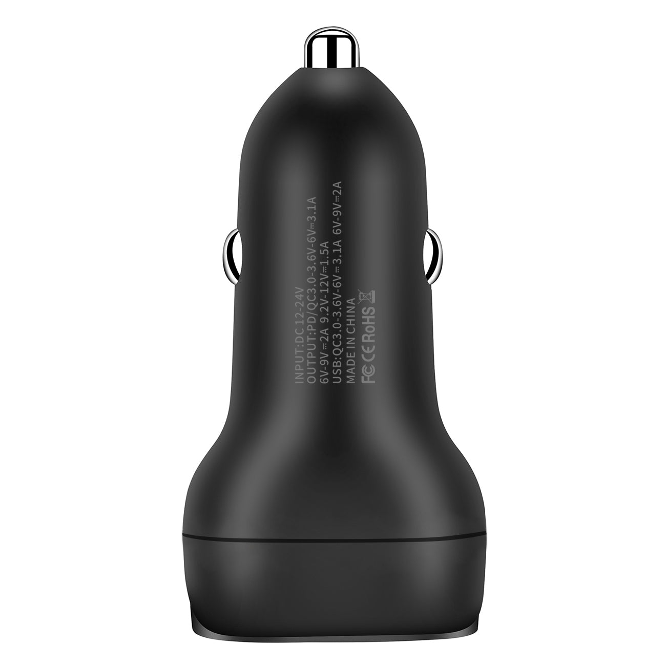 2 Ports USB C Car Charger Super Fast Charging PD 18W+QC3.0 per port