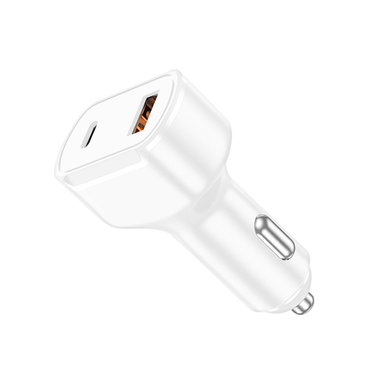 Travel Car Charger Adapter PD Dual Ports Type-C to Type-C Cable Fast Charging