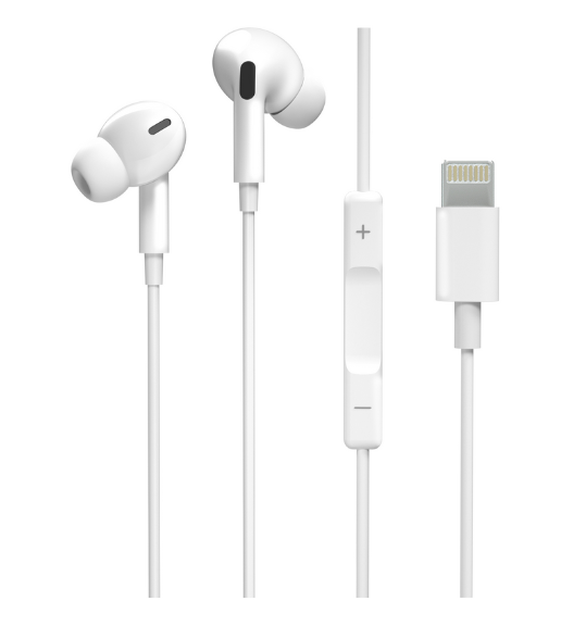 Earphone MT-H219 IOS Ergonomic Headset Digital IC Intelligent General Function White Color