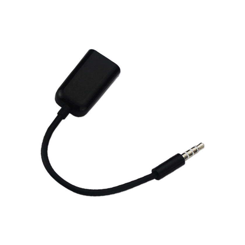 Cable Male To Dual Stereo Audio Reiko 3.3Ft Black Color