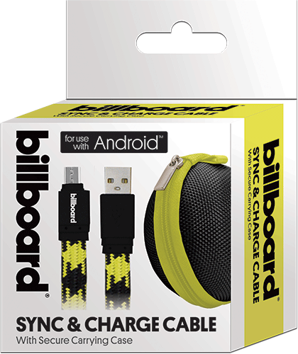 Cable Micro USB Sync & Charge 6' Yellow Color
