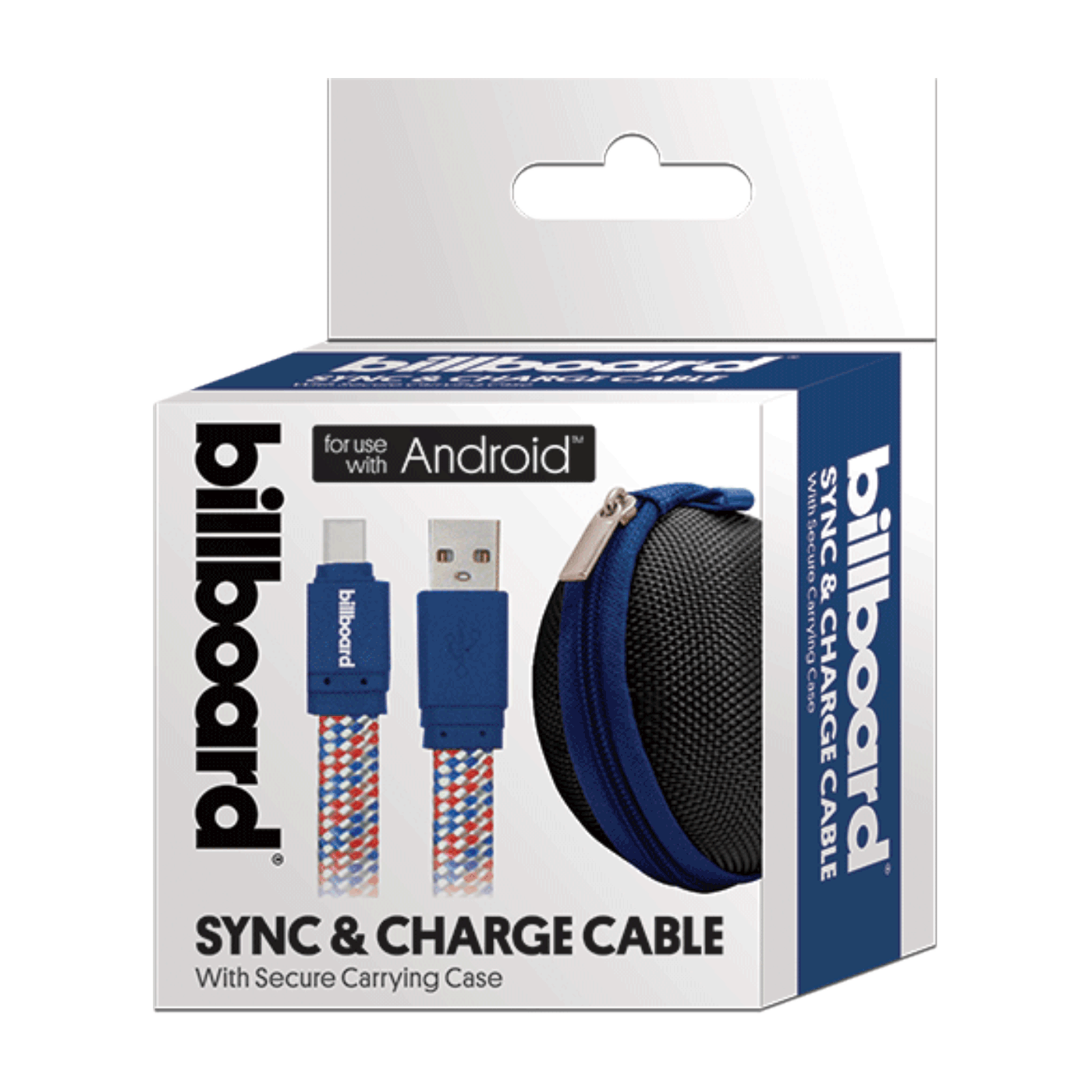Cable Sync & Charge USB-C to USB-A 6' Blue Color