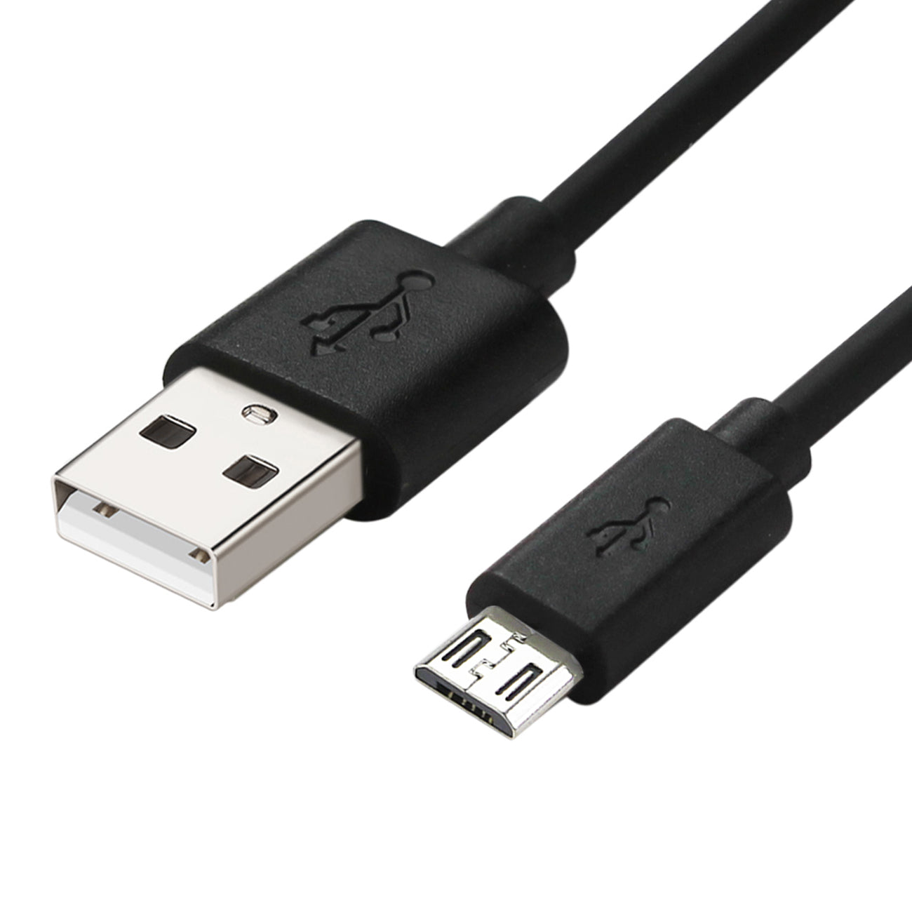Data Cable USB 2.0 Micro Tangle Free Android Phones 3.3 Feet 30Pcs