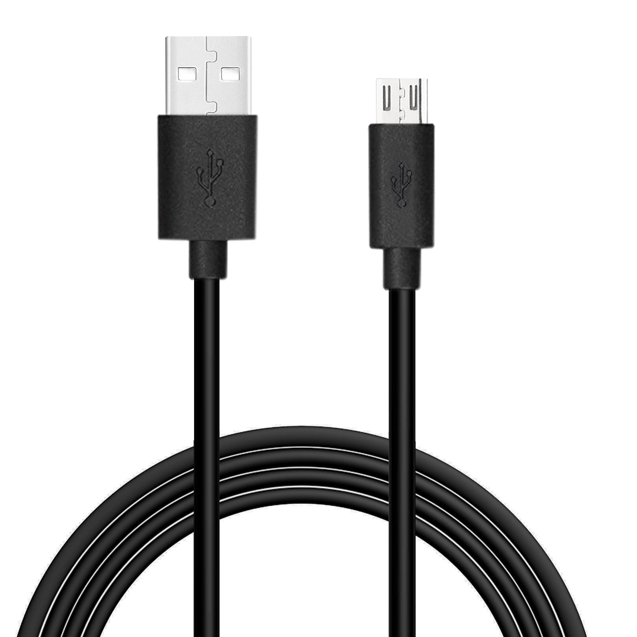Data Cable USB 2.0 Micro Tangle Free Android Phones 3.3 Feet 30Pcs