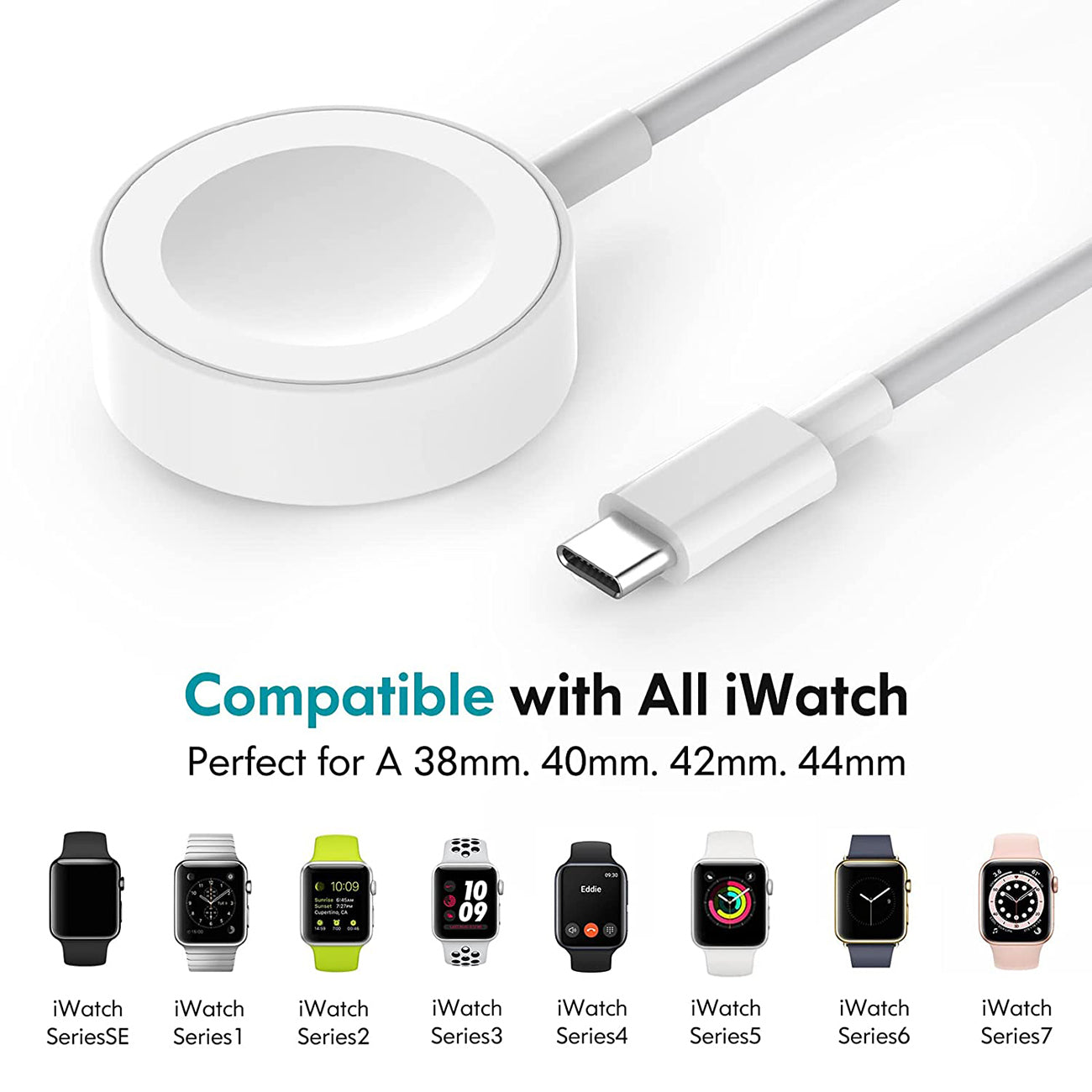 Cable USB-C Apple Watch Wireless Fast Charger