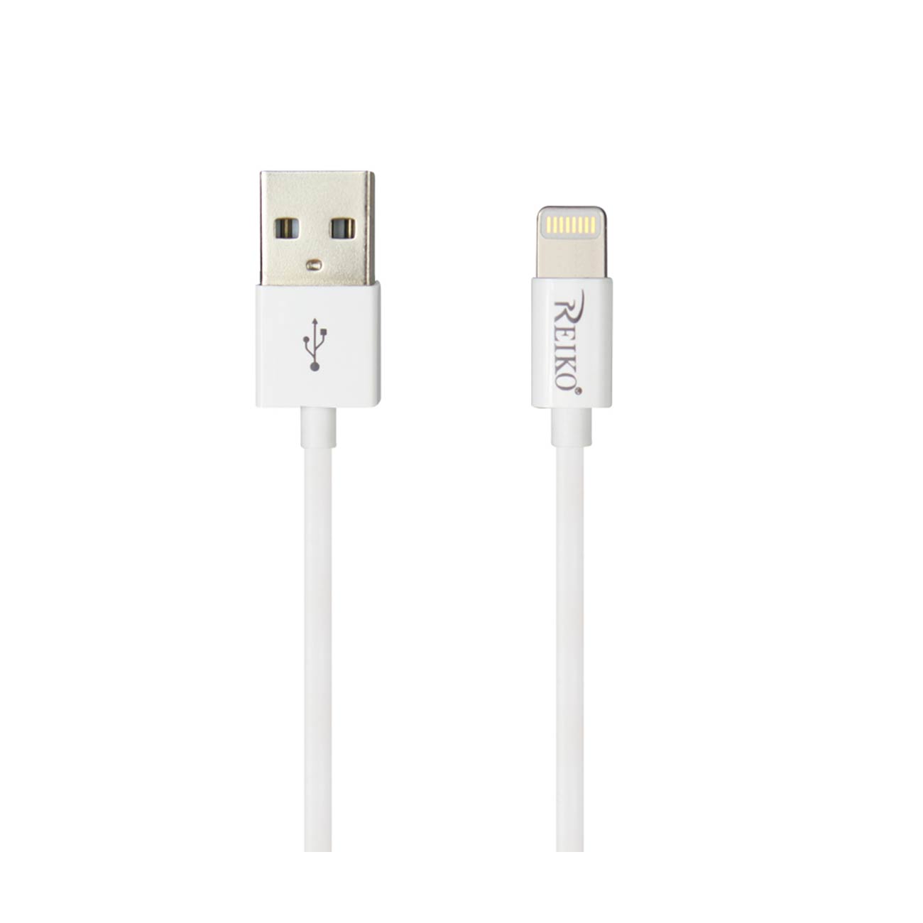 Data Cable USB iPhone Lighting Certified 3Ft White Color