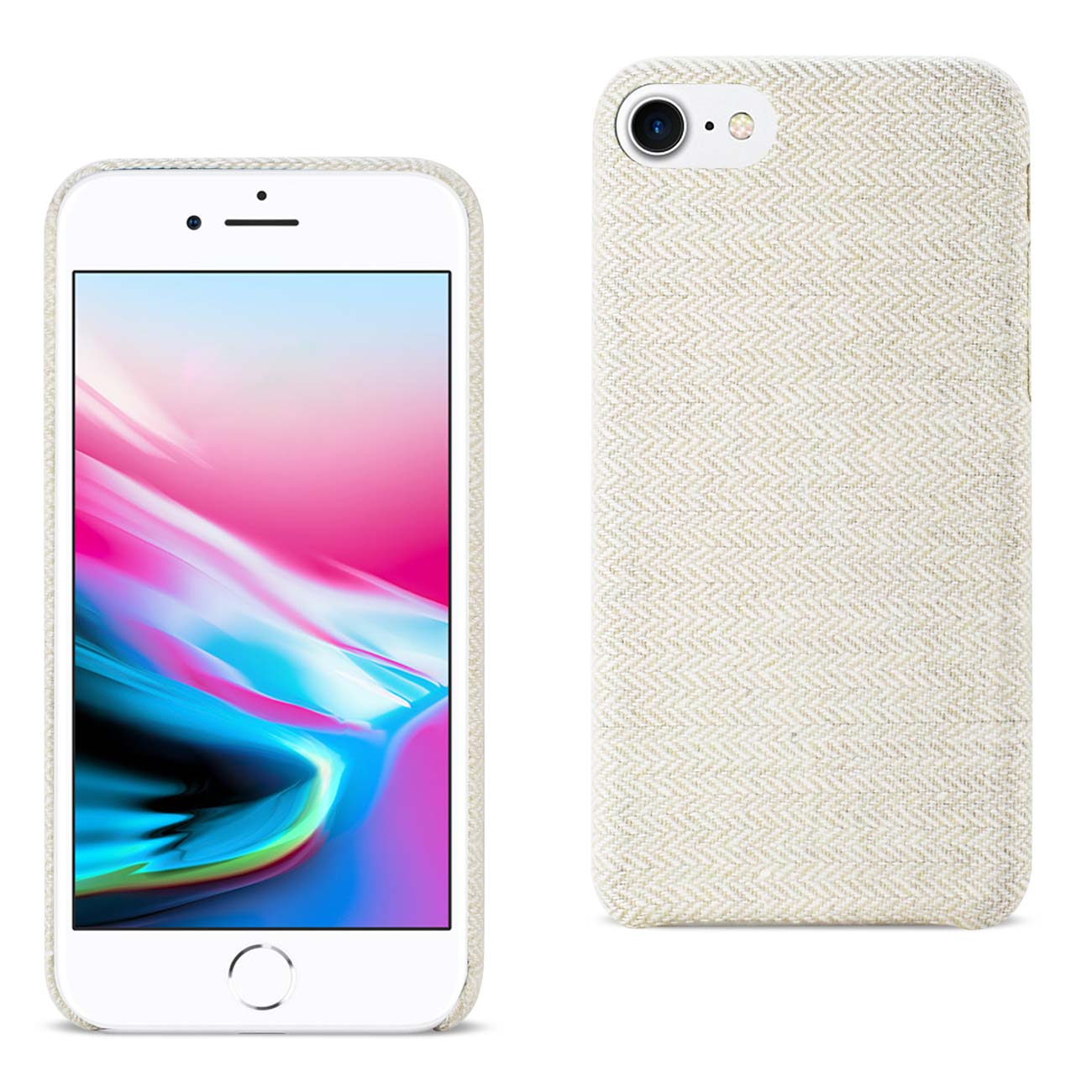 Case Herringbone Fabric iPhone 7/ 8/ SE2 Beige Color