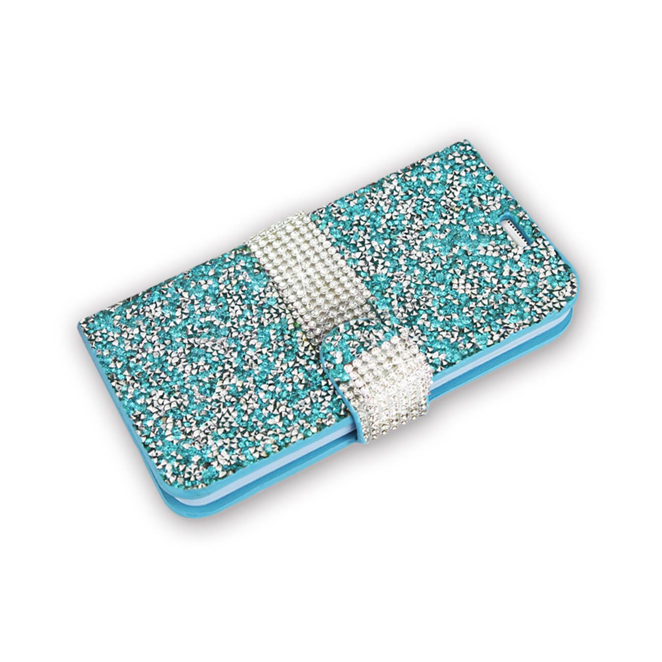 Wallet Case Diamond Rhinestone iPhone 6 Purple Color