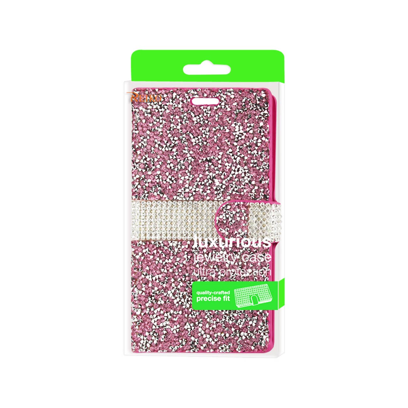 Wallet Case Diamond Rhinestone LG Spree Pink Color