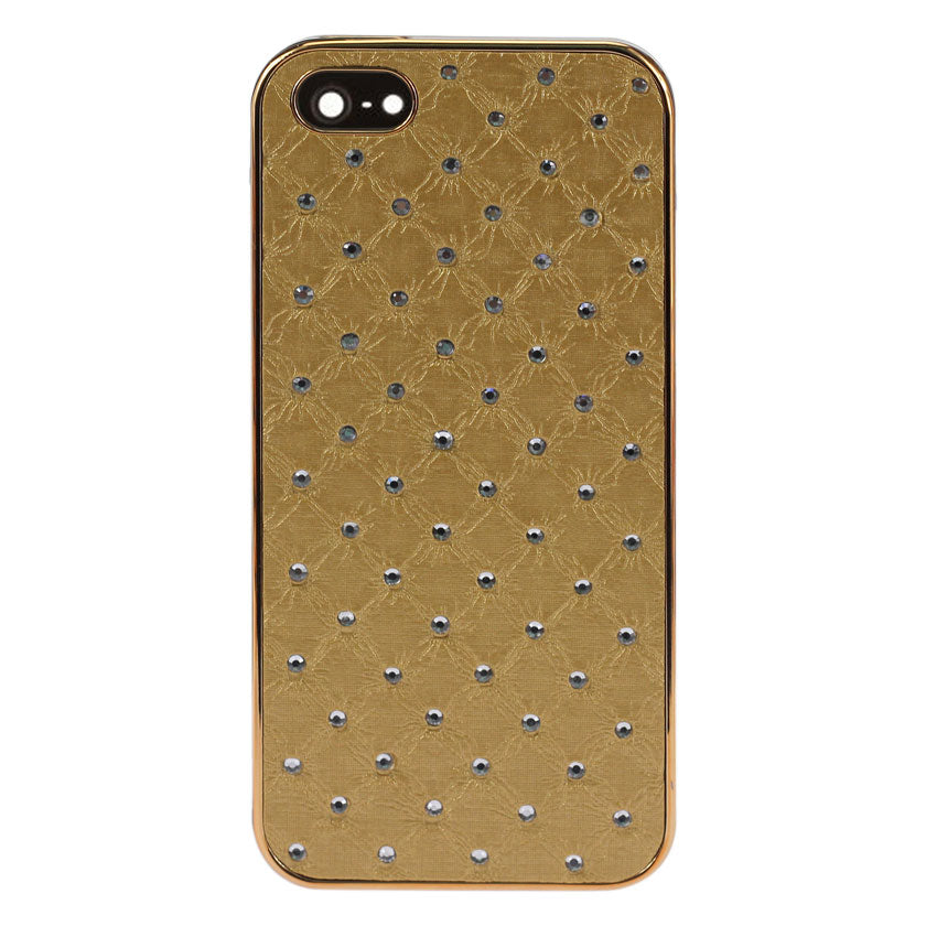 Case Jewelry Diamond Studs iPhone 5/ 5S/ SE Gold Color