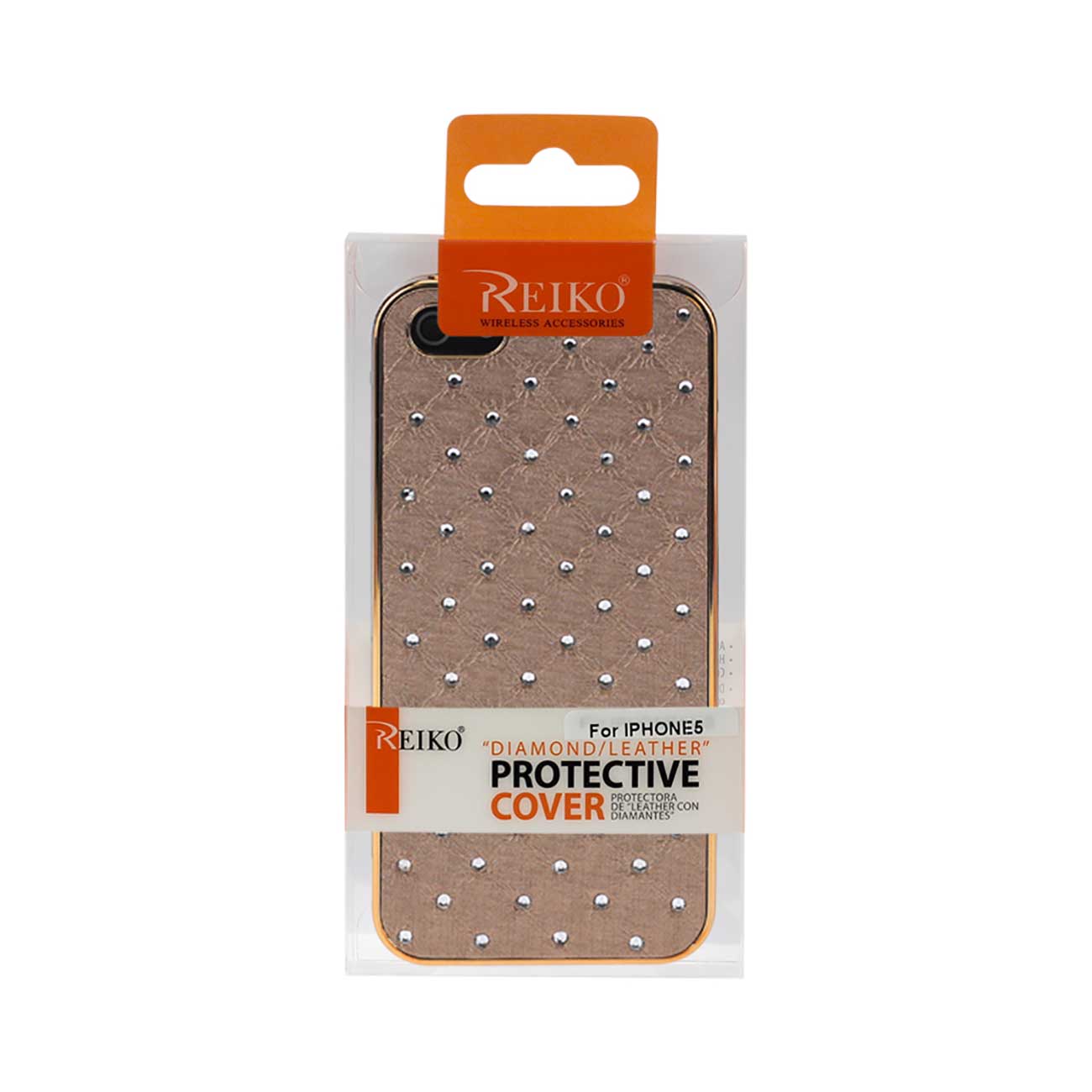 Case Jewelry Diamond Studs iPhone 5/ 5S/ SE Light Brown Color