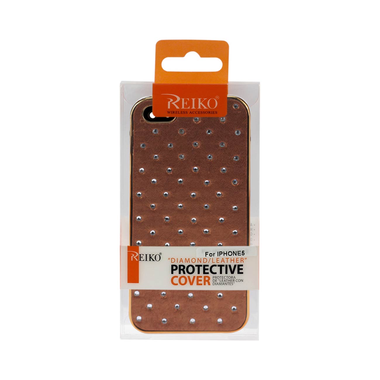 Case Jewelry Diamond Studs iPhone 5/ 5S/ SE Orange Color
