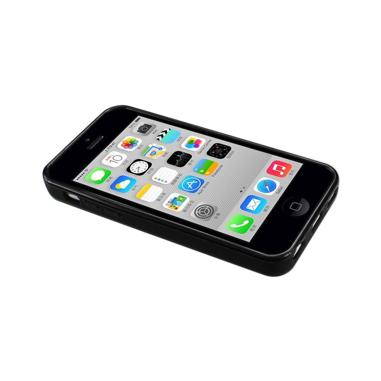 iPhone 5C Sphere And Skull Studded Case In Black