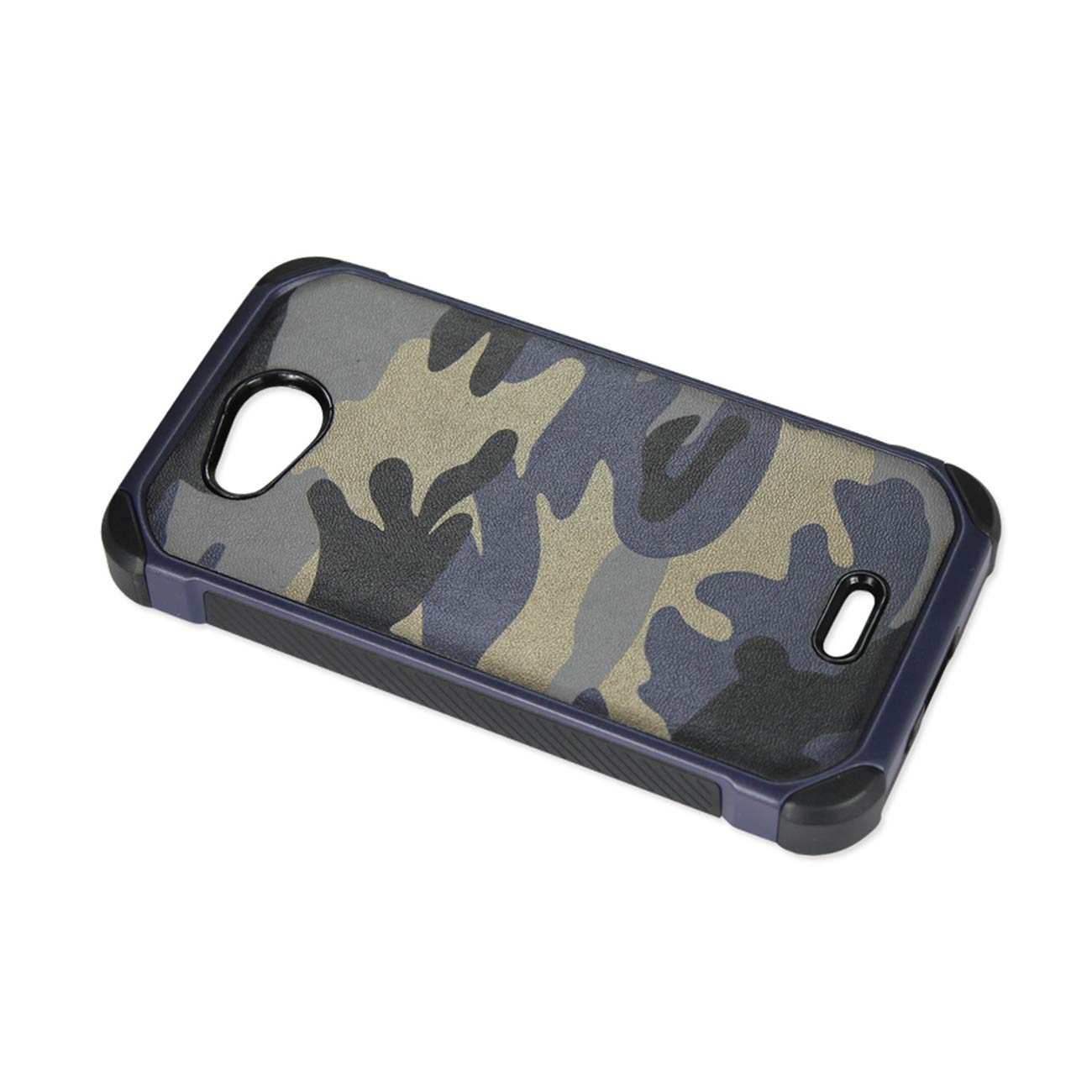 Kyocera Hydro Wave Hybrid Leather Camouflage Case In Army Navy
