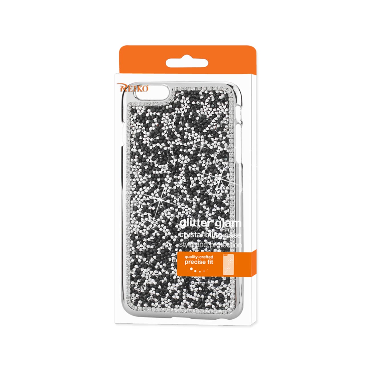 iPhone 6S Plus Jewelry Bling Rhinestone Case In Black
