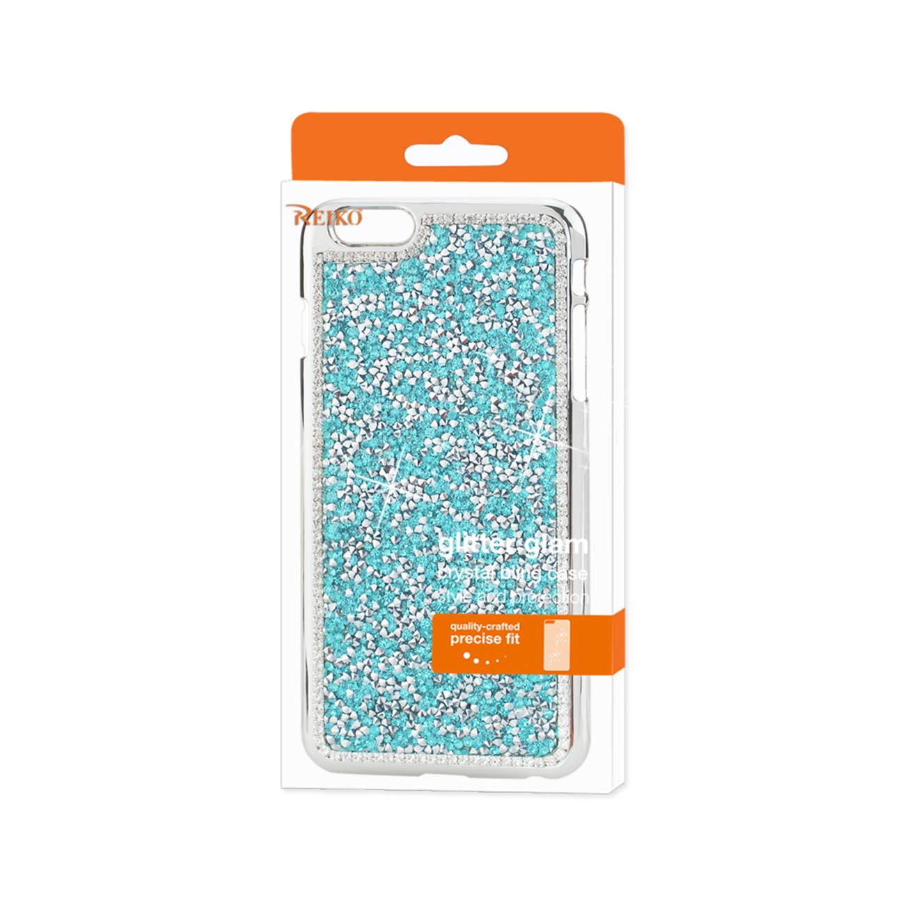 iPhone 6S Plus Jewelry Bling Rhinestone Case In Blue