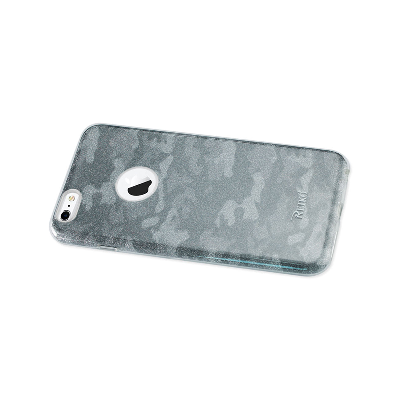 Case Hybrid Shine Glitter Shimmer iPhone 6 Plus/ 6S Plus Camouflage Blue Color
