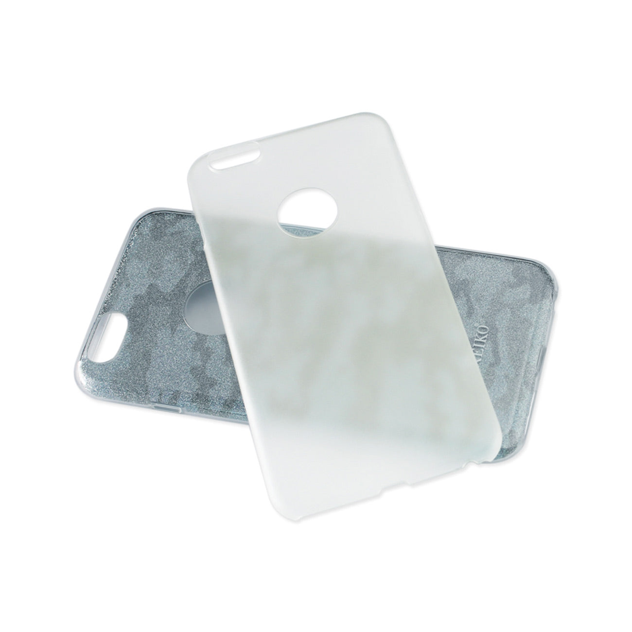 Case Hybrid Shine Glitter Shimmer iPhone 6 Plus/ 6S Plus Camouflage Blue Color