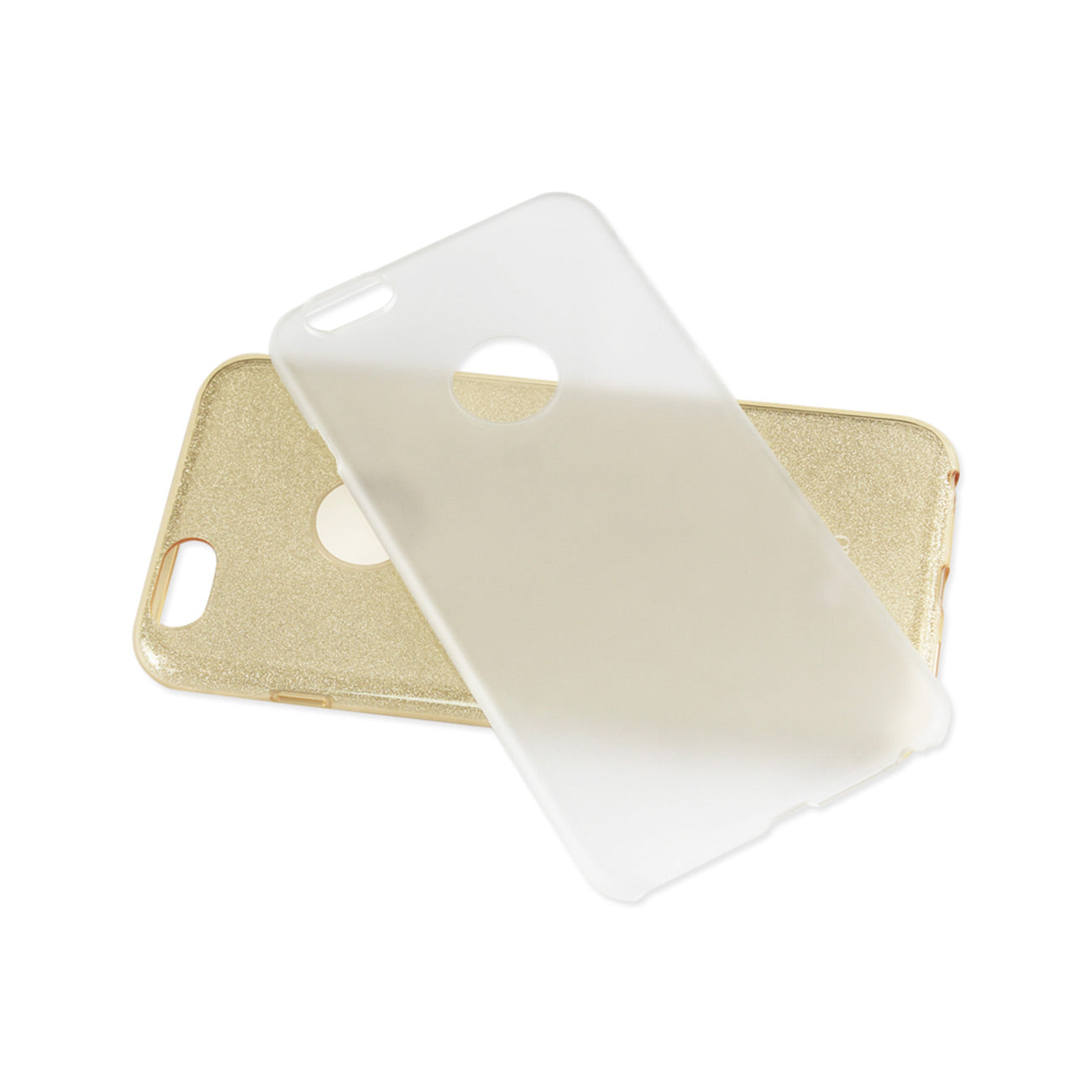 Case Hybrid Shine Glitter Shimmer iPhone 6 Plus/ 6S Plus Gold Color