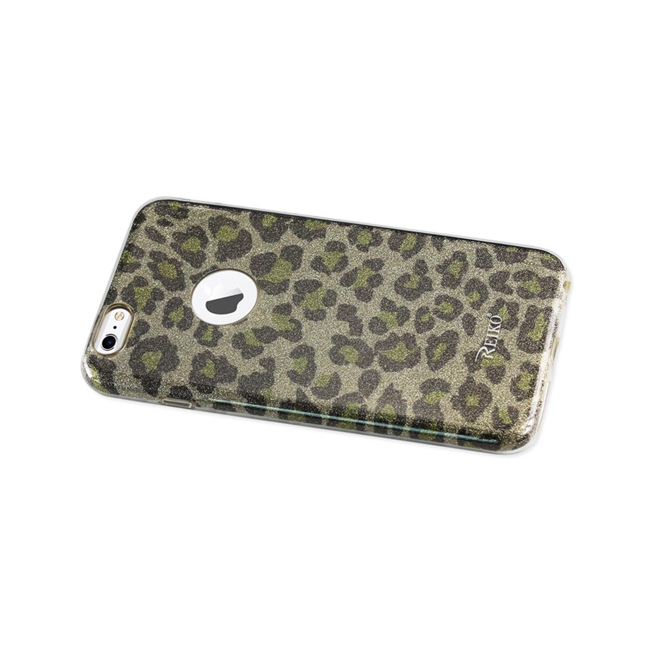 Case Hybrid Shine Glitter Shimmer iPhone 6 Plus/ 6S Plus Leopard Gold Color