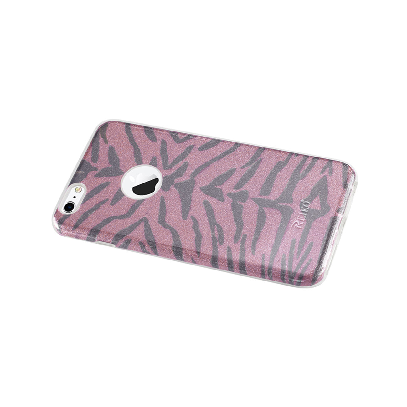 Case Hybrid Shine Glitter Shimmer Tiger Stripe iPhone 6 Plus/ 6S Plus Hot Pink Color