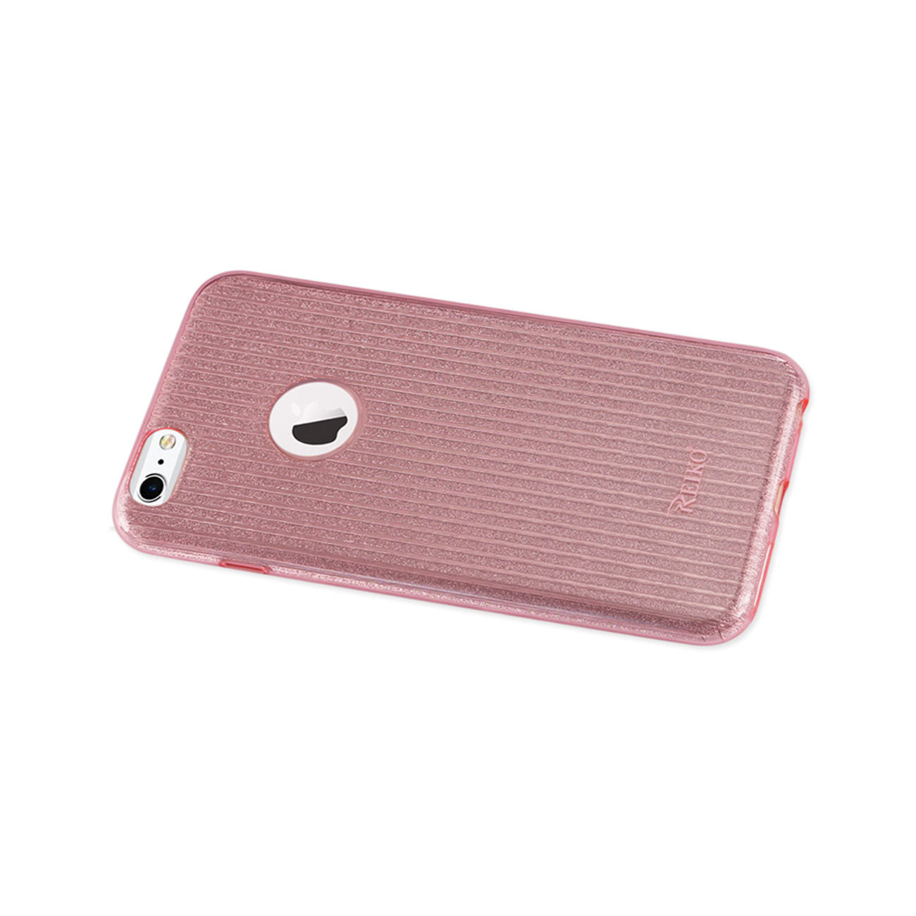 Case Hybrid Shine Glitter Shimmer Stripe Linear iPhone 6 Plus/ 6S Plus Pink Color