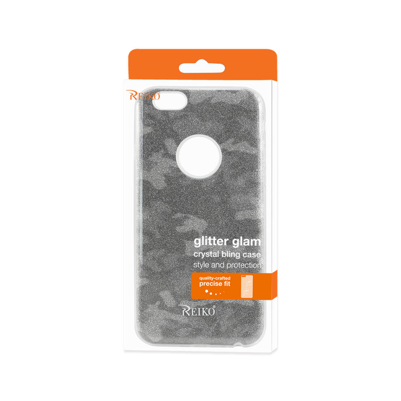 Case Hybrid Shine Glitter Shimmer Camouflage iPhone 6/ 6S Brown Color