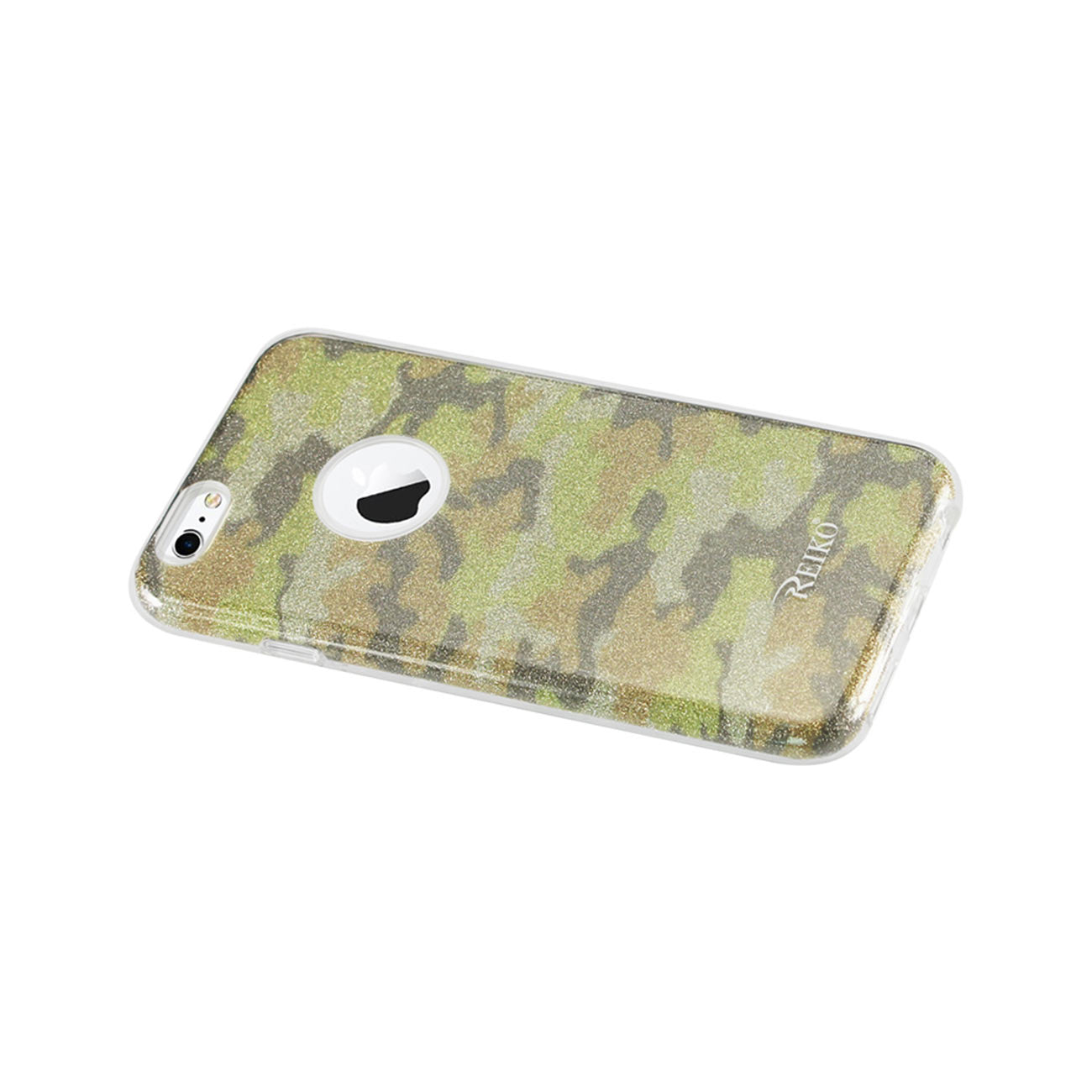Case Hybrid Shine Glitter Shimmer Camouflage iPhone 6/ 6S Yellow Color