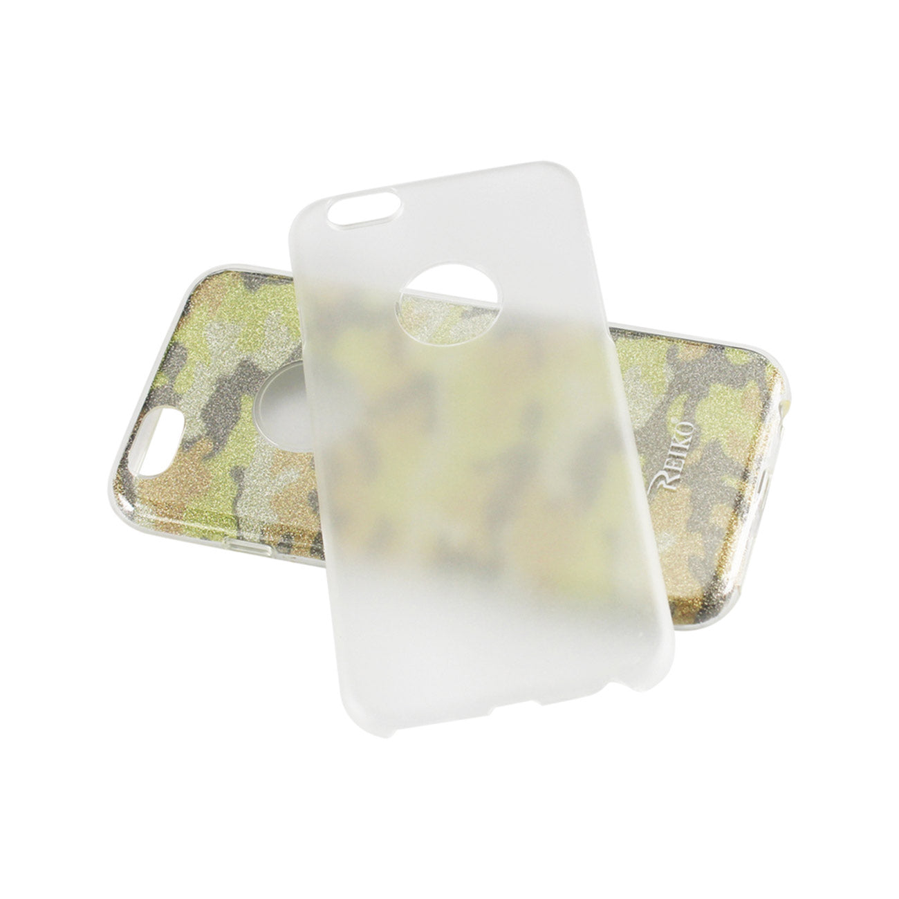 Case Hybrid Shine Glitter Shimmer Camouflage iPhone 6/ 6S Yellow Color