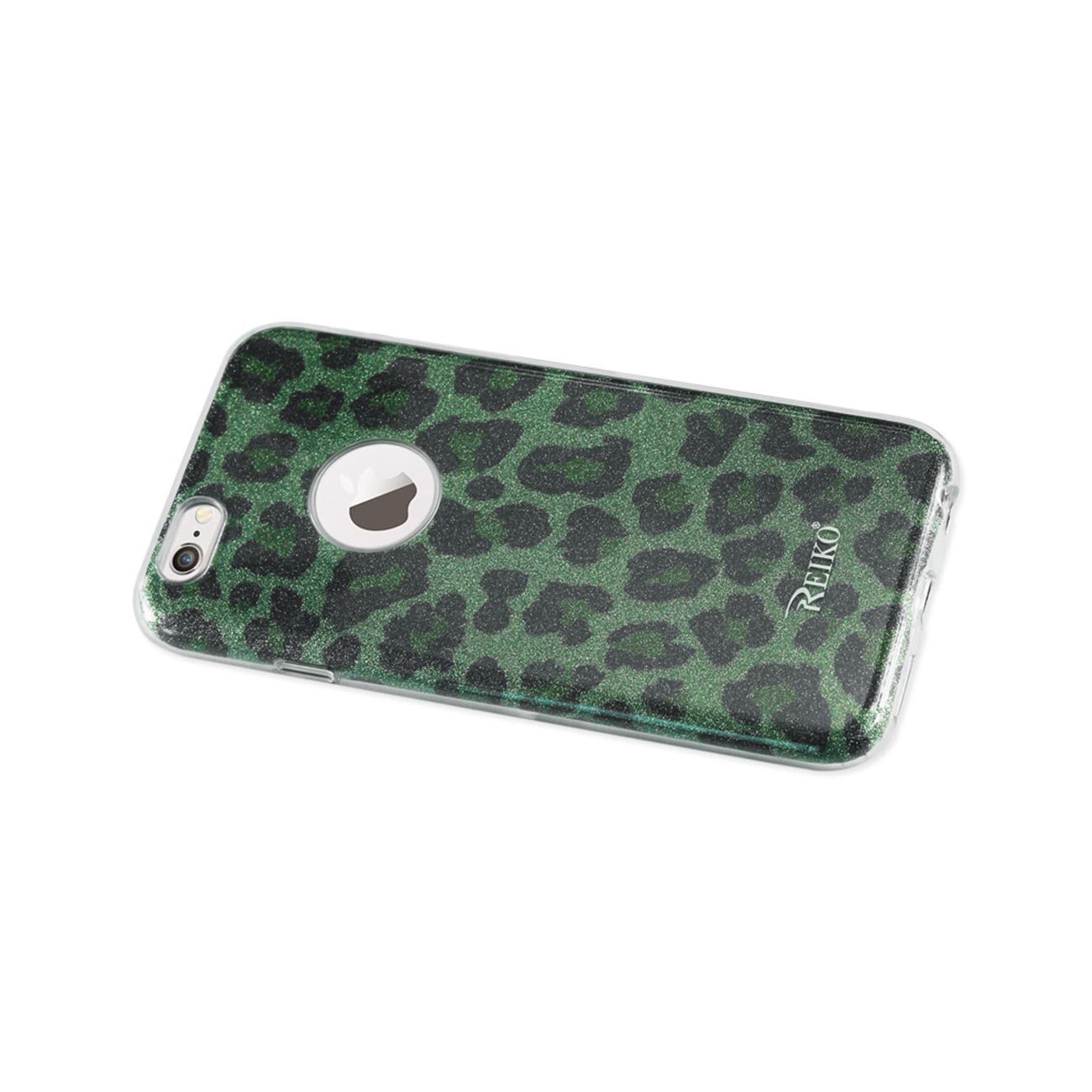 Case Hybrid Shine Glitter Shimmer Leopard iPhone 6/ 6S Green Color
