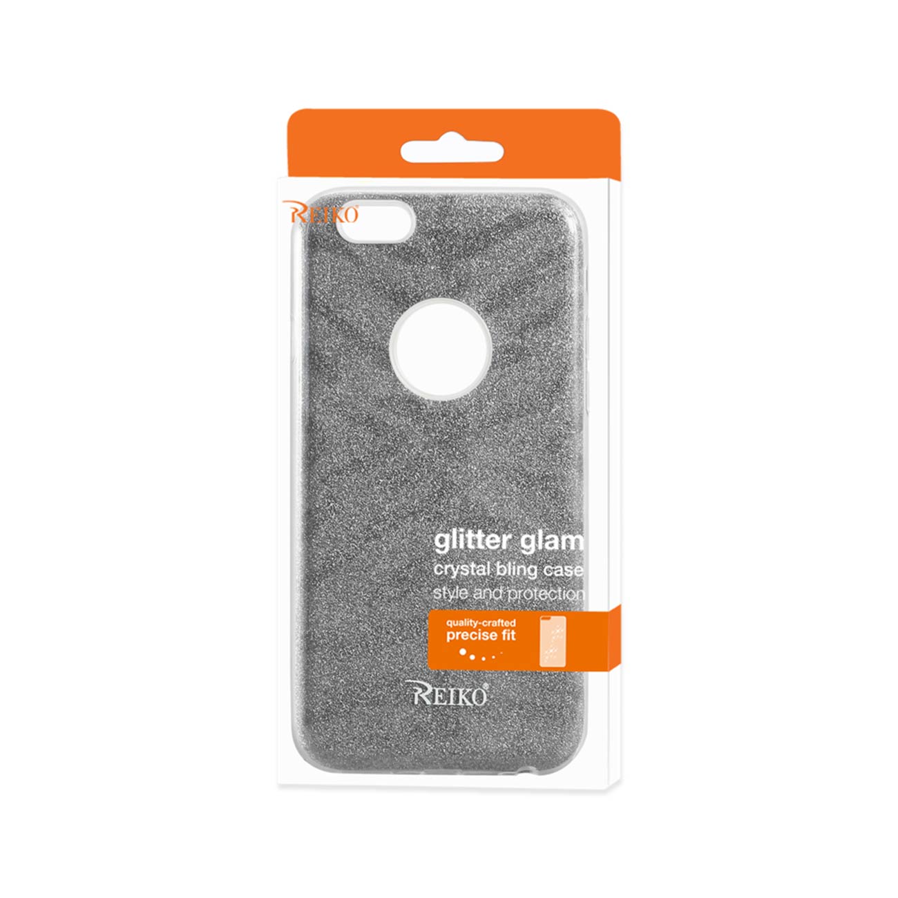 Case Hybrid Shine Glitter Shimmer Tiger Stripe iPhone 6/ 6S Gray Color