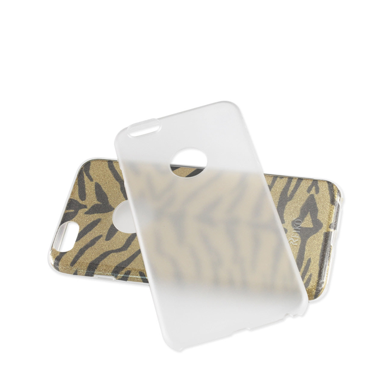 Case Hybrid Shine Glitter Shimmer Tiger Stripe iPhone 6/ 6S Yellow Color