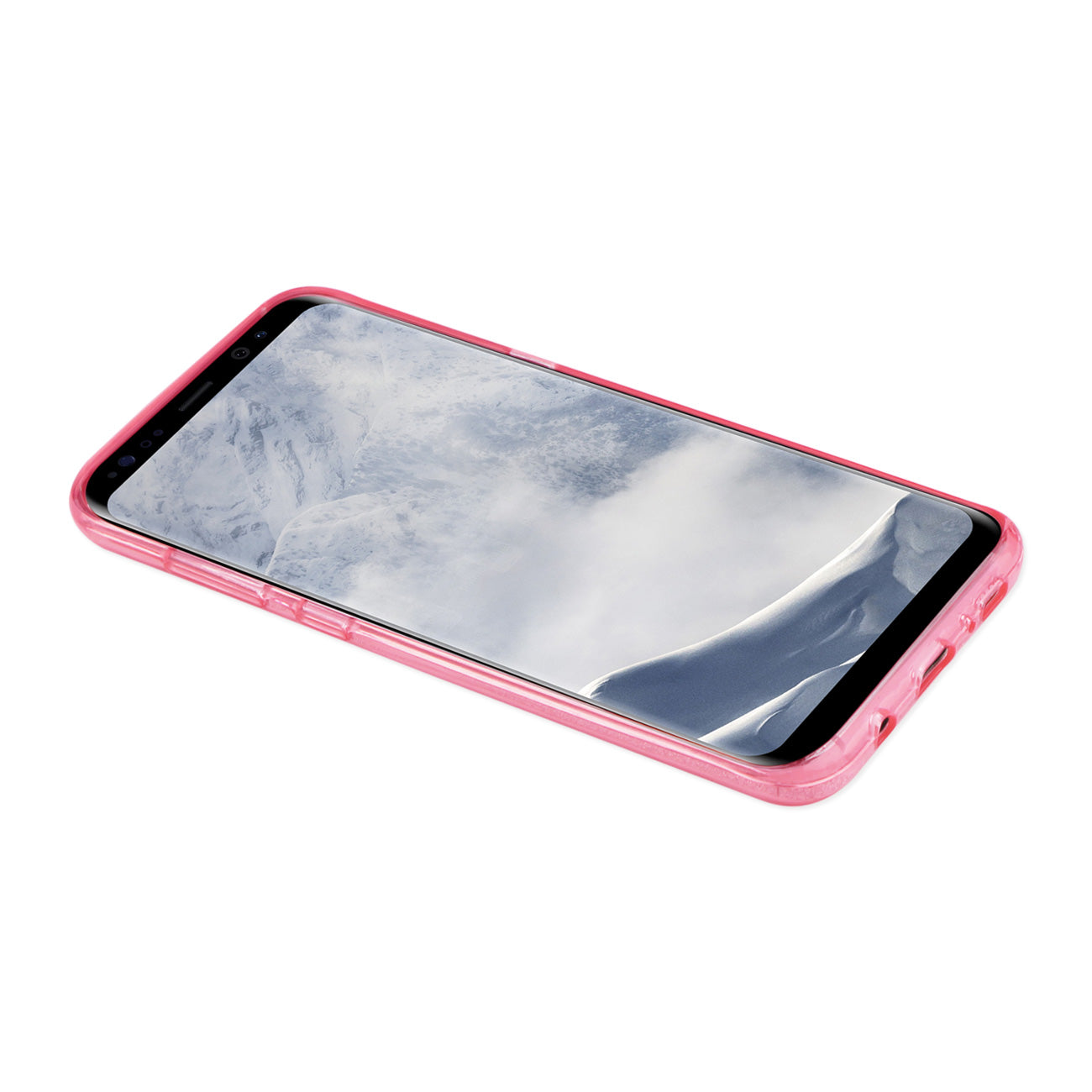Case Hybrid Shine Glitter Shimmer Stripe Samsung Galaxy S8/ SM Pink Color