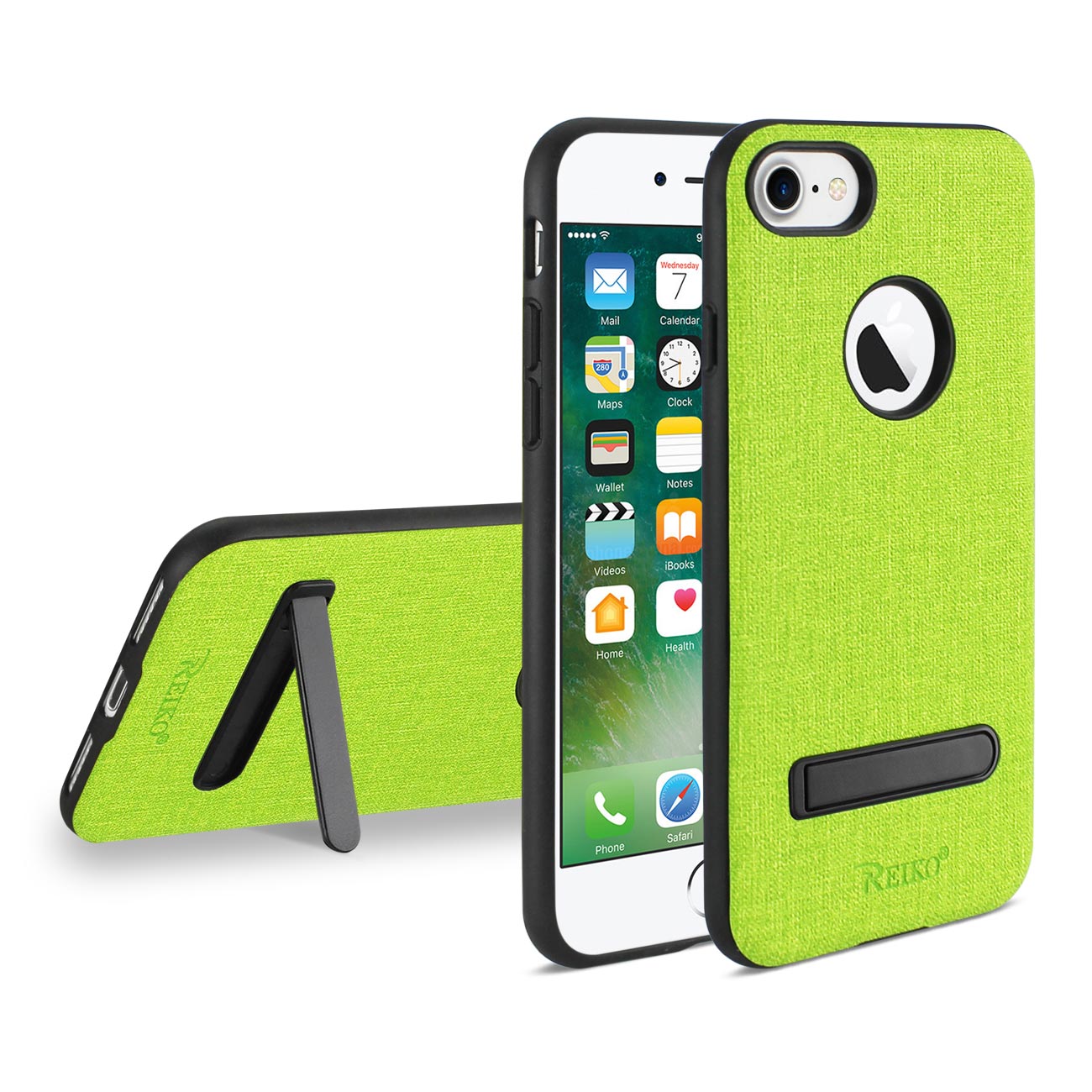 iPhone 7/8/SE2 DENIM TEXTURE TPU PROTECTOR COVER IN GREEN